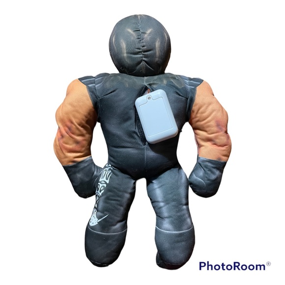 Vintage 1998 WCW Wrestling Sting Battery Talking Plush Doll Pillow Pal Toy Biz - Picture 3 of 7